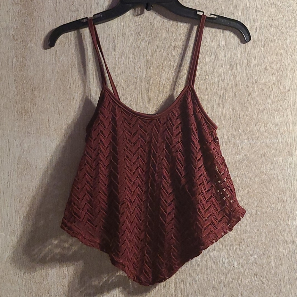 Lace crop top
